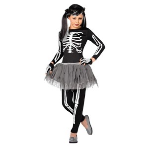 White Skeleton Child Costume - 1 of 4