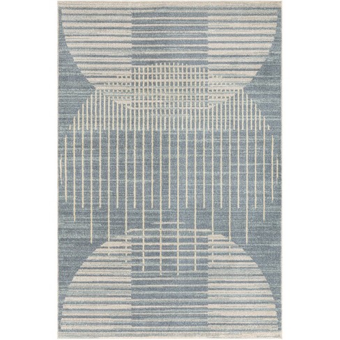 Nourison Washable Astra Semi Circles Mid-Century Modern Indoor Flatweave Area Rug - image 1 of 4