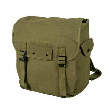 Stansport Duck Canvas Mussette Bag Olive Drab Green
