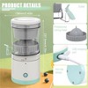 Cordless Mini Juicer – Compact Rechargeable Juicer with One-Touch Operation, Turquoise - 2 of 2