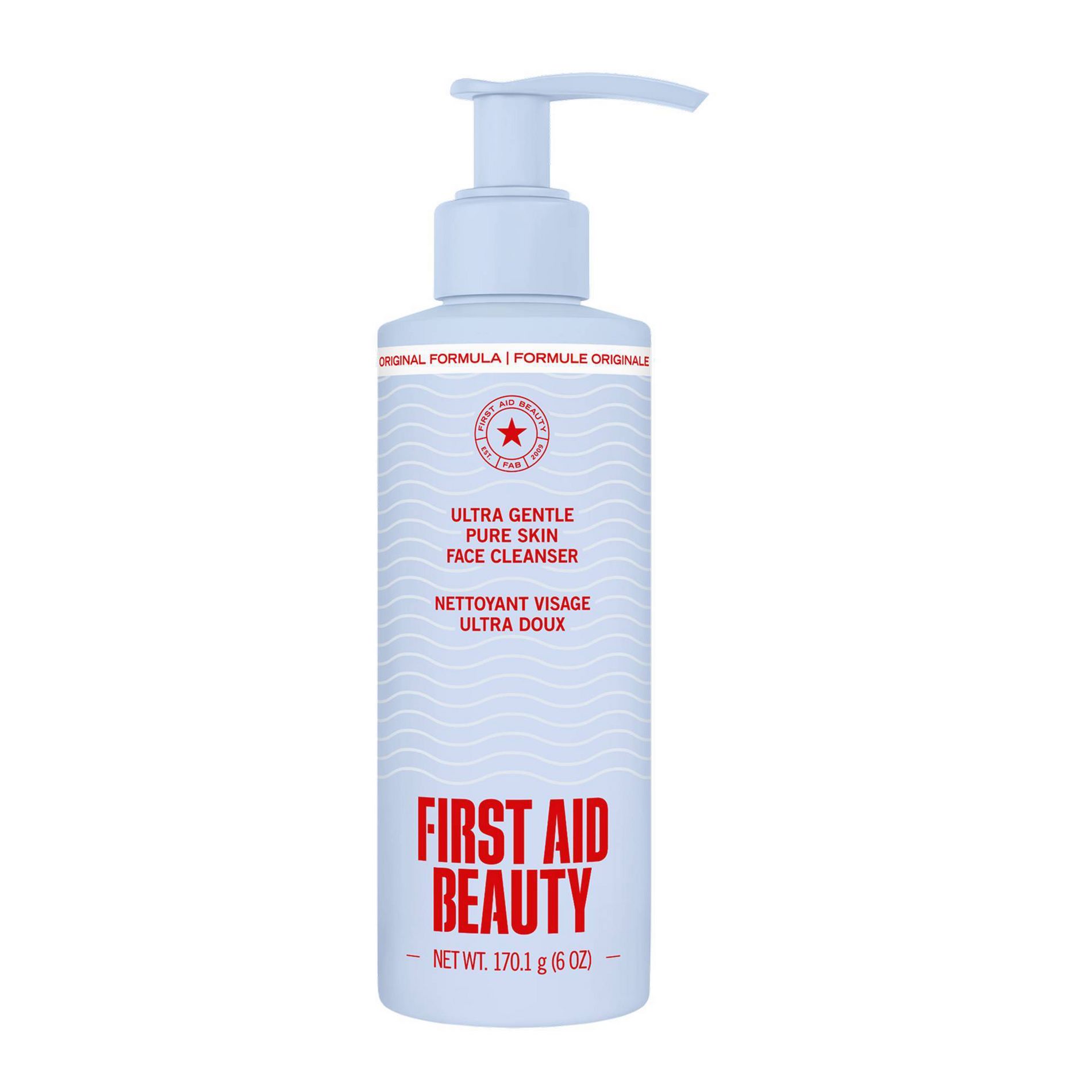 FIRST AID BEAUTY Ultra Gentle Pure Skin Face Cleanser - 6.0oz - Beauty Studio