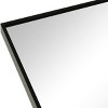 GlasFlength Decorative Wall Mirrors Elegant Arched Mirror with Metal Frame Simple Design for Bathroom and Living Spaces, Black, 32"*24"*1.1" - 3 of 4