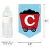 Big Dot of Happiness Railroad Party Crossing - Steam Train Birthday Party or Baby Shower Bunting Banner - Party Decorations - Chugga Chugga Choo Choo - 3 of 4