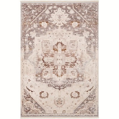 Mark & Day Roubaix 2'7"x4'11" Rectangle Woven Indoor Area Rugs Dark Brown: Stain-Resistant, Pet Friendly, Modern Decor