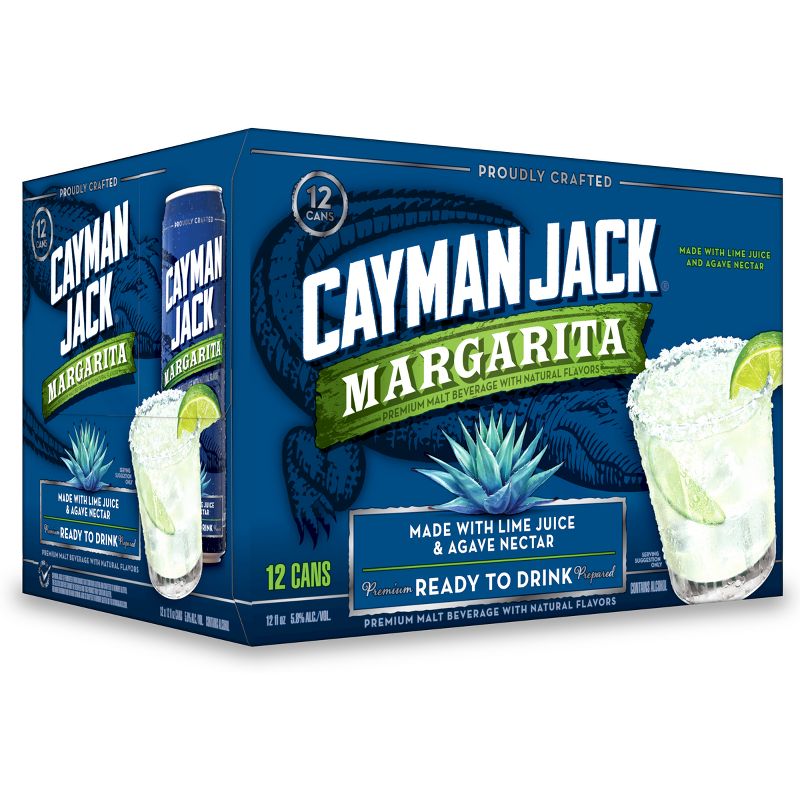 Cayman Jack Margarita - 12pk/12 fl oz Cans, 1 of 8