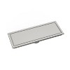 YAWWALK Luxury Nickel Linear Shower Drain with Removable Cover, 11.81" x 4.33", Rectangle - 2 of 2