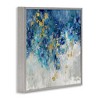 Stupell Industries Abstract Blue Gold Paint Design, 12" x 12" - 3 of 4