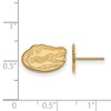 Black Bow Jewelry 14k Yellow Gold Florida Gators NCAA Post Earrings - 2 of 3