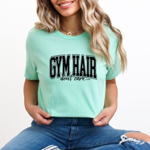 Simply Sage Market Gym Hair Varsity Short Sleeve Tee - 1 of 4