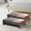 VEVOR Under Bed Storage with Wheels, 25.6 x 18.1 x 7.1 inch Underbed Containers,with Lockable Wheels, Rolling Under the Bed Storage Bins,2 Pack,Black - 2 of 4