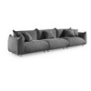 MINIMORE Modern Style 124.5"W Modular Chris 4Seater Sofa - 2 of 4