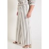 June + Vie by Roaman's Women's Plus Size Curvie Fit High-Waisted Wide-Leg Linen Pant - 4 of 4