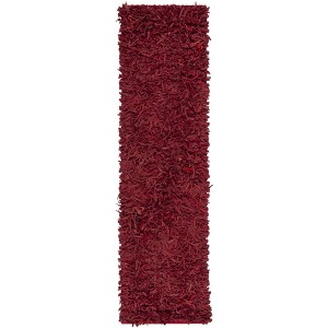 Leather Shag LSG511 Handwoven Rugs - Safavieh - 1 of 4