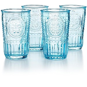 Bormioli Rocco Romantic Water Drinking Glass, 11.5 oz., 4-Piece - 1 of 4