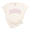 Simply Sage Market Embroidered Mom Varsity Outline Garment Dyed Tee - 2 of 4