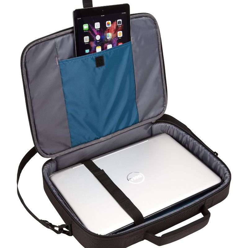 Case Logic Advantage ADVB-116 BLACK Carrying Case (Briefcase) for 10" to 16" Notebook - Black - Polyester - Handle, Shoulder Strap, Luggage Strap, 4 of 7