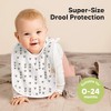 KeaBabies 8-Pack Hallo Baby Drool Bibs , Baby Bibs for Boys, Girls, Pull-on Bibs for Baby Boy, Baby Girl, Baby Bib Unisex - 2 of 4