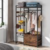 Tribesigns Freestanding Garment Racks, 5-Tier Clothes Organizer Wardrobe Storage Closet - 4 of 4