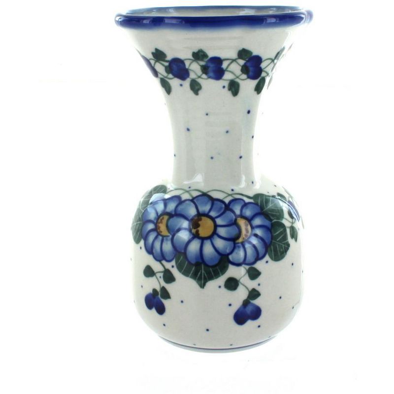 Blue Rose Polish Pottery 30-1 WR Unikat Vase, 1 of 2