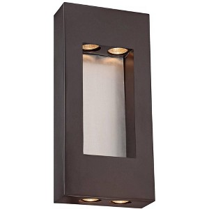 Minka Lavery Modern Outdoor Wall Light Fixture Dorian Bronze 4-Light 17 1/4" for Post Exterior Barn Deck House Porch Yard Patio - 1 of 2