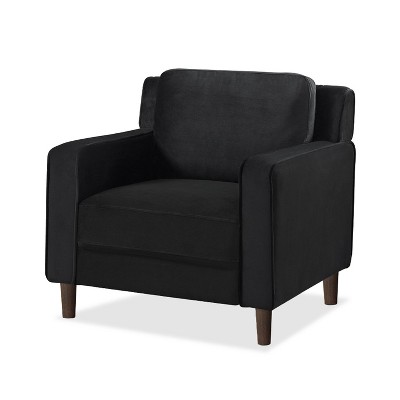 Doak Cushioned Seat Chair Black - miBasics