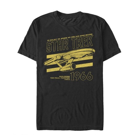 Men's Star Trek: The Original Series Exploring Final Frontier Since 1966  T-Shirt - Black - Medium