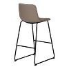 Monarch Specialties Office Chair Bar Height Standing Computer Desk Work Pu Leather Look Metal White Contemporary Modern - 4 of 4
