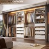 Aheaplus 4-9Ft Closet Organizer with 4 Wooden Drawers and 4 Rods - 3 of 4