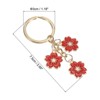 Unique Bargains Cute Cherry Blossom Enameled Keychain for Gifts Bags Decor - 2 of 4
