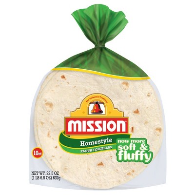 Mission Homestyle Flour Tortillas - 22.5oz/10ct