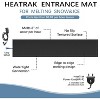 DoCred Snow Melting Mats,Non Slip PVC/Rubber Winter Heated Mat with Power Cord, 3IN/H Speed Snow for Outdoor Sidewalks, Stair Step, Decks Snow Removal - 4 of 4