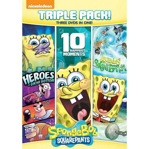 Spongebob Squarepants Triple Feature 10 Happiest Moments Heroes