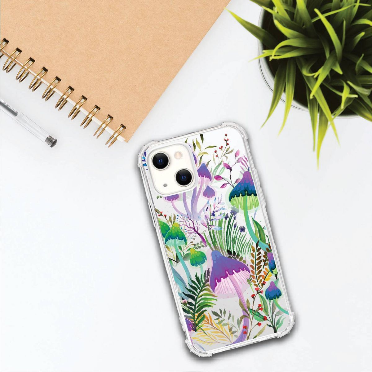 OTM Essentials Tough Edge iPhone 14 Case - Spore Story Shrooms - thumbnail 2