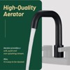 Cobbe Bathroom Faucet 2 Handle 4 Inch Centerset Bathroom Sink Faucets 3 Hole with Pop Up Drain and Water Supply Lines, Matte Black - 4 of 4