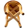 ALFI AB4406 11Inch Cedar Wood Round  Stool Multi-Purpose Accessory - 4 of 4