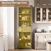 67'' Tall Bathroom Cabinet Storage, Storage Cabinet with Shelves, Drawers, and Doors, Adjustable Shelves - 4 of 4