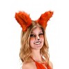 HalloweenCostumes.com One Size Fits Most  Fox Ears Headband Deluxe, Black/Orange - 3 of 4