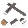 Unique Bargains Women's Men's Cowhide Watch Bands 18mm Gray 1 Pc - 3 of 4