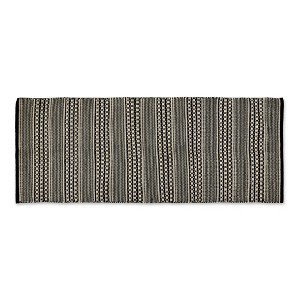 Design Imports Modern Dobby Stripe - Black - 2 Ft 6 In X 6 Ft - 1 of 4