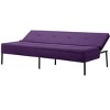 DOMETOUR  Convertible Futon Sofa Bed, Adjustable Back Upholstered Sleeper for Living Room Bedroom Furniture - 2 of 4