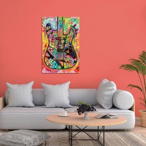 iCanvas Guitar by Dean Russo Canvas Print Wall Art - 1 of 3