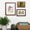 Mainstays 8x10 Matted to 5x7 Carpenter Joint Walnut Finish Tabletop Frame 
