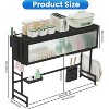 Racxily 3-Tier Dish Drying Rack, Over Sink Dish Drying Rack, 105cm Over Sink Dish Shelf, Large Sink Storage Organizer for Kitchen - 3 of 4