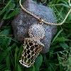 Ice City Men's Basketball Hoop Pendant Necklace, 24 Inch Chain - 4 of 4