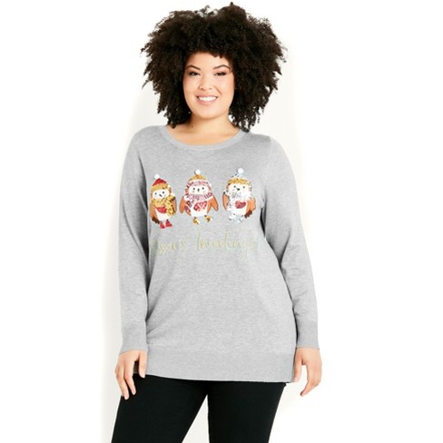 Women's plus hotsell size christmas jumpers