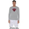 Central Washington University Adult Sport Long Sleeve Shirt Primary Logo, Athletic Heather - 3 of 4