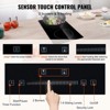 VEVOR Built in Electric Stove Top, 20 x 11.6 inch 2 Burners, 240V Glass Radiant Cooktop with Sensor Touch Control, Timer & Child Lock Included - 4 of 4