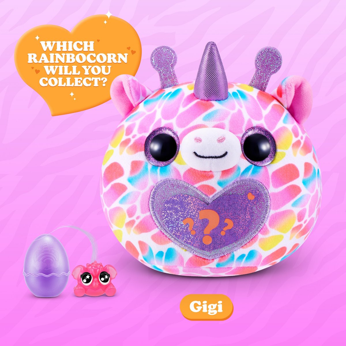 Детские мягкие игрушки Rainbocorns Wild Heart Surprise S1 — фото 3