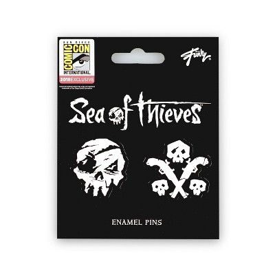 Just Funky Sea of Thieves Skull & Gun Pins | Exclusive Just Funky Collector Pins | Set of 2