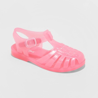 girls pink jelly shoes